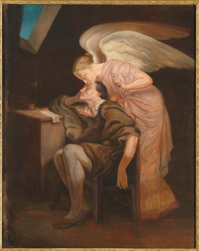 Paul Cézanne - Le Baiser de la muse, d'après Frillié