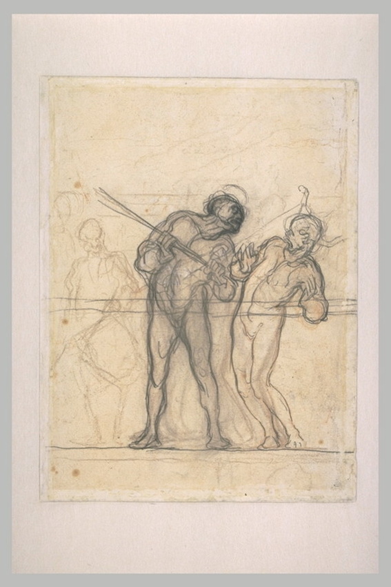 Honoré Daumier - Etudes pour la Parade