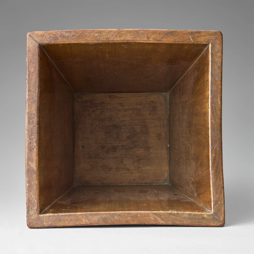 Corbeille à papier de forme carrée - Paul Auscher