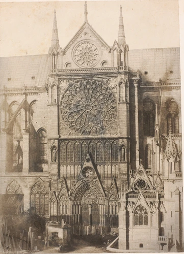 Henri Le Secq - Portail méridional de l'église de Notre-Dame, XIIe siècle