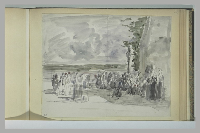 La Rade de Villefranche - Eugène Boudin | Musée d'Orsay