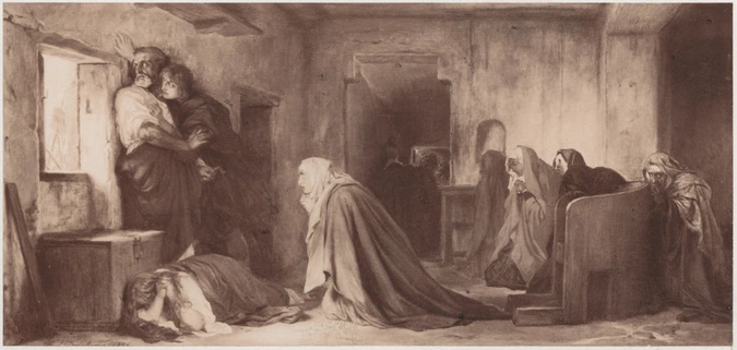 Robert Jefferson Bingham - "La Vierge chez les saintes femmes", tableau de Paul ...