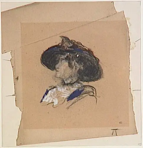 Edouard Vuillard - La Femme au chapeau noir