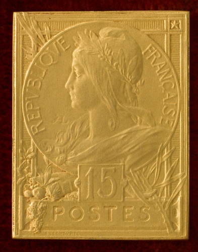 Alphonse Lechevrel - République française, projet pour le timbre de 15 centimes