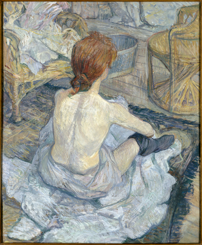 Henri de Toulouse-Lautrec - Rousse (La toilette)