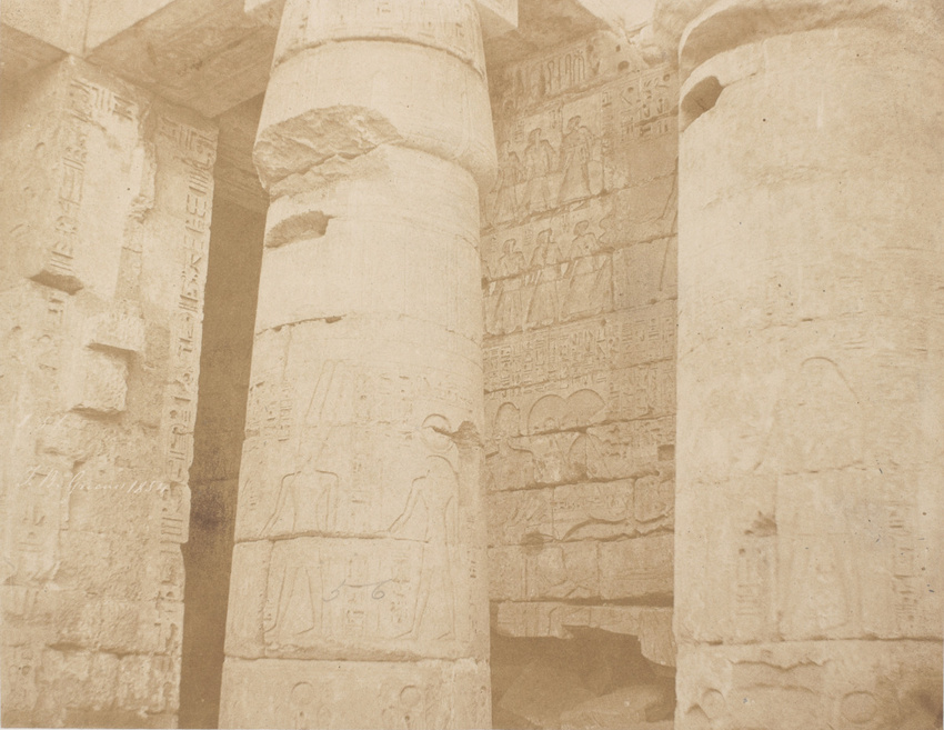 John Beasley Greene - Médinet-Habou, Temple funéraire de Ramsès III, paroi gauch...