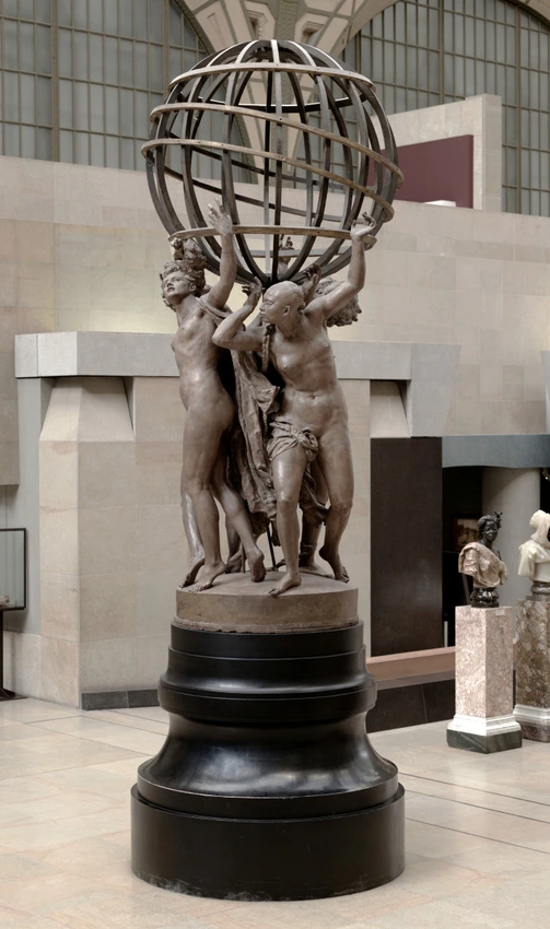 Jean-Baptiste Carpeaux - Les Quatre Parties du monde soutenant la sphère céleste