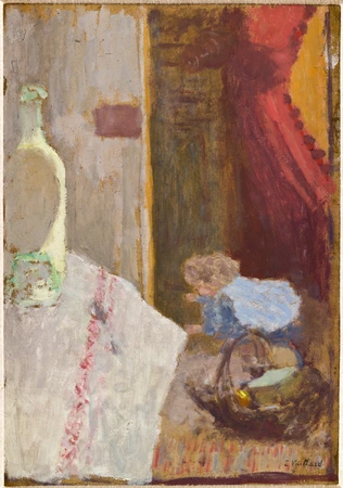 Edouard Vuillard - Intérieur à la tenture rouge