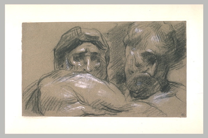 Jean-Baptiste Carpeaux - Le Jour et le Crépuscule, d'après Michel-Ange
