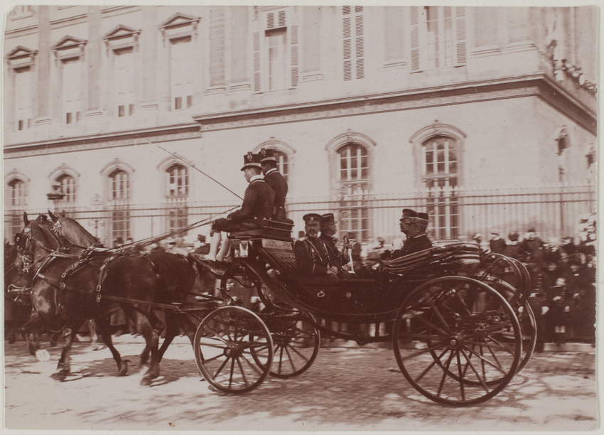 Anonyme - Voiture officielle, visite en France du Tsar Nicolas II de Russie et l...