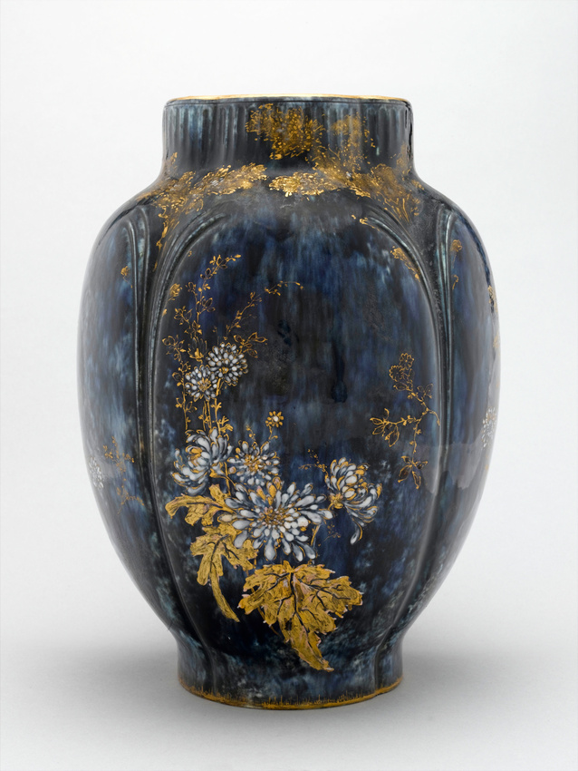 Albert Dammouse - Vase bleu de Sèvres