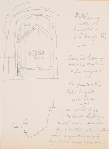Victor Ruprich-Robert - Porte en bois de la cathédrale de Worms