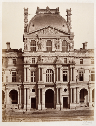 Edouard Baldus - Le Louvre, pavillon Richelieu