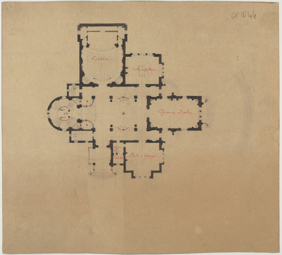 Hector Guimard - Travaux d'école. Problème d'identification