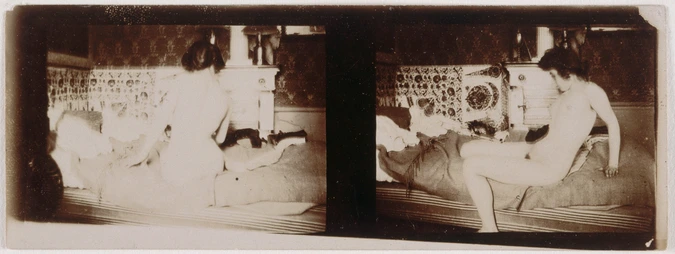 Pierre Bonnard - Marthe assise sur le lit, vue de dos