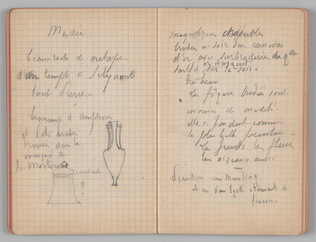 Charles-Justin Le Coeur - Carnet de notes concernant son voyage en Italie