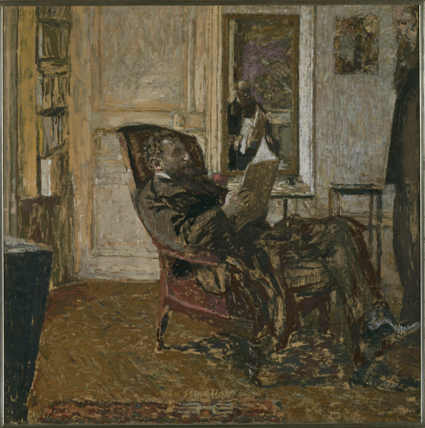 Edouard Vuillard - Portrait de Thadée Natanson dans le fauteuil