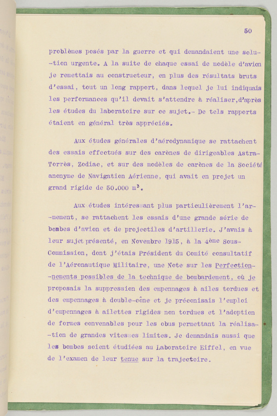 Gustave Eiffel - Biographie scientifique et industrielle. Résistance de l'air