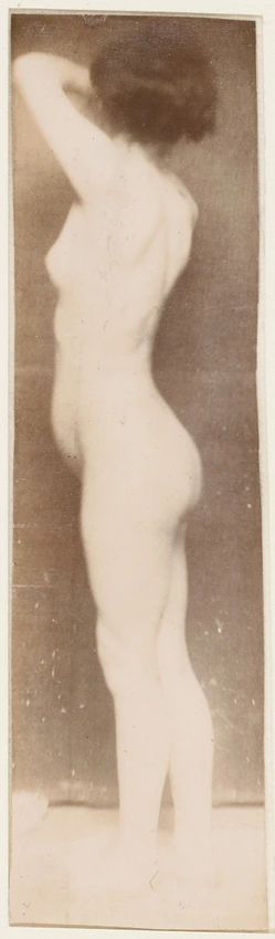 François-Rupert Carabin - Femme nue debout de profil droit