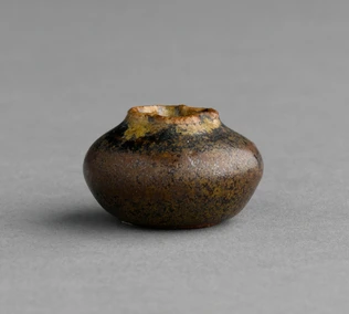 Auguste Delaherche - Vase miniature à embouchure quadrilobée
