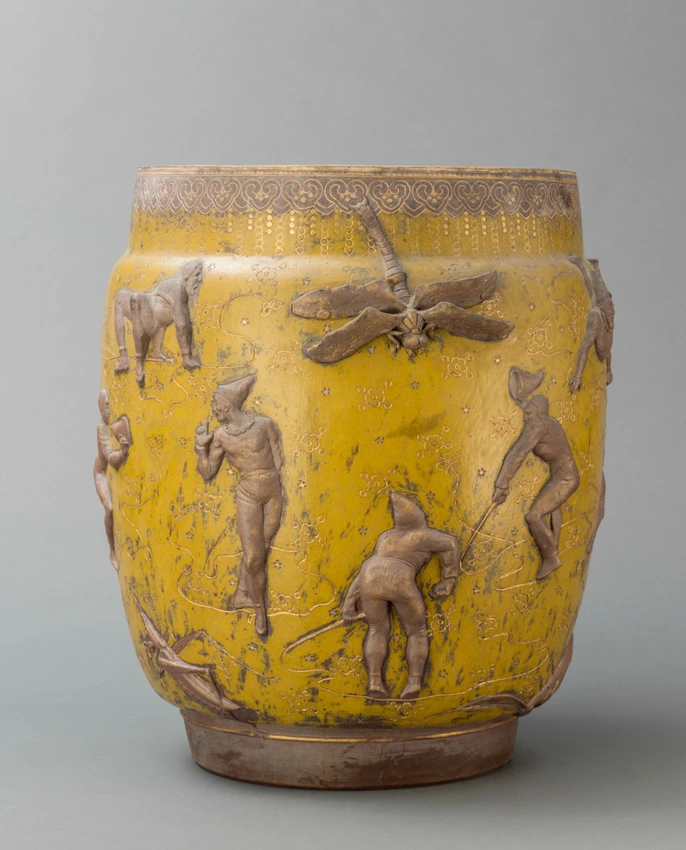 Ernest Chaplet - Cache-pot