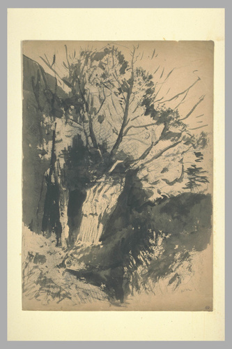 Odilon Redon - Bouquet d'arbres