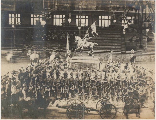 Albert Londe - Hippodrome de l'Alma, Pantomime Jeanne d'Arc