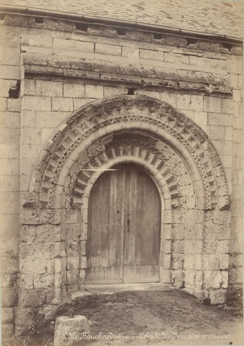 Séraphin Médéric Mieusement - L'ile Bouchard, portail latéral nord de l'église S...