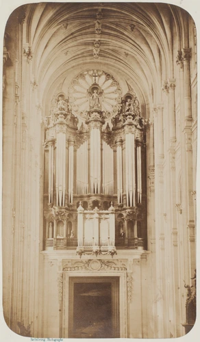 Ambroise Richebourg - Vue de l'orgue de Saint-Eustache
