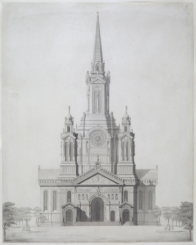 Antoine Garnaud - Grande église paroissiale : façade