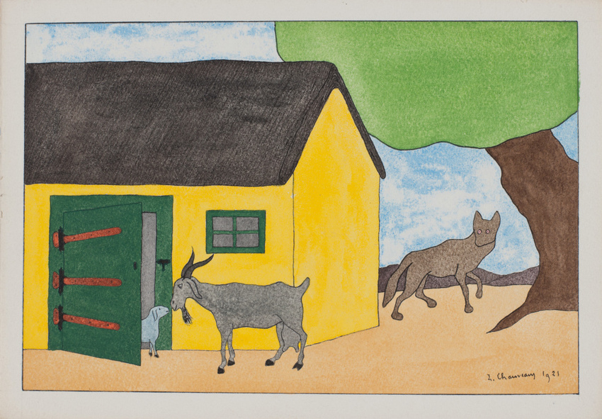 Fables de La Fontaine : Le Loup, la Chèvre et le Chevreau - Léopold ...
