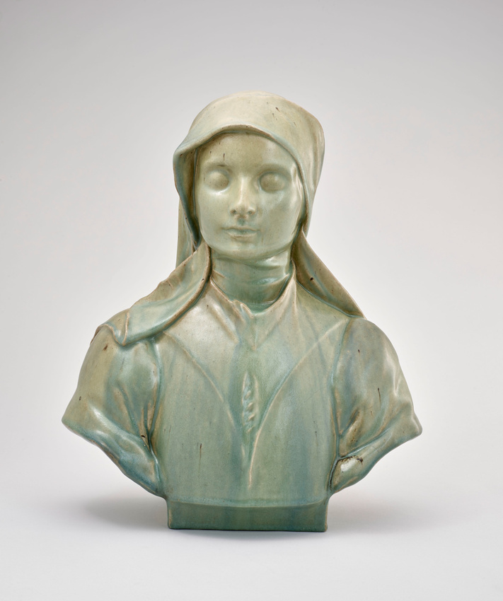Adrien Dalpayrat - Buste de jeune femme en costume de religieuse
