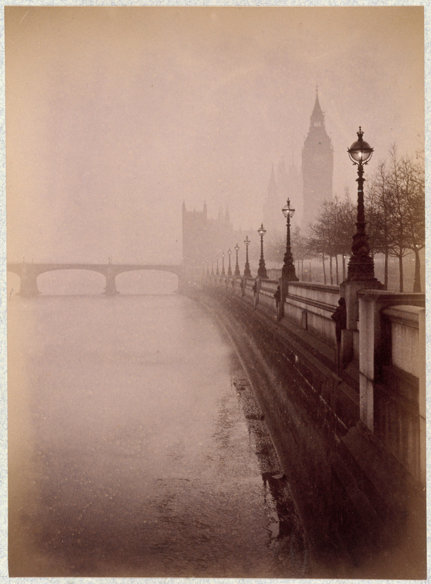 Gabriel Loppé - Londres : Le parlement et Westminster Bridge