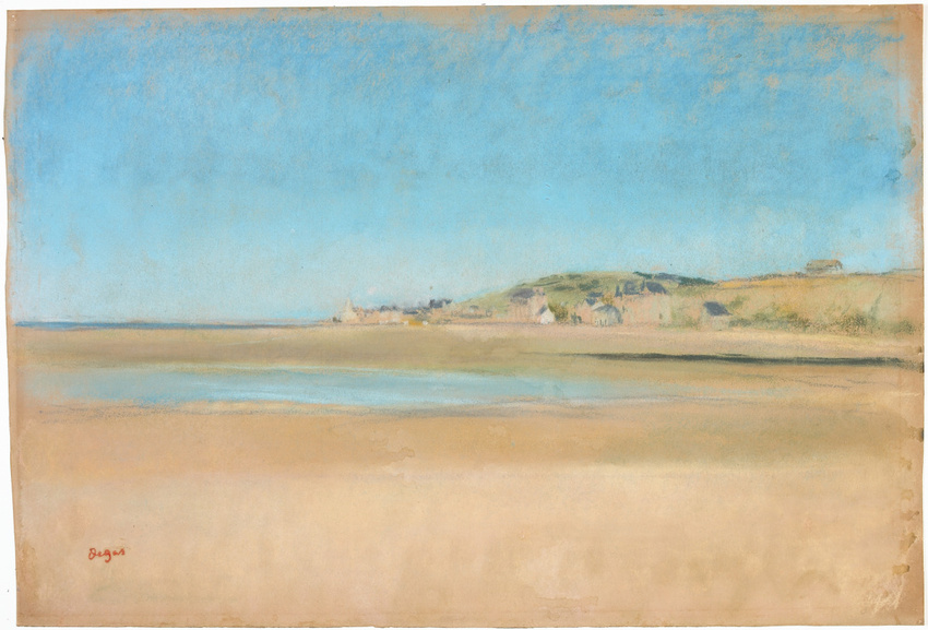 Edgar Degas - Paysages : maisons au bord de la mer