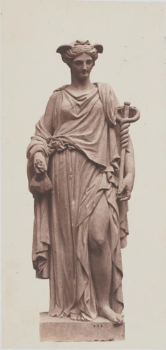 Edouard Baldus - "Le Commerce", sculpture de Gustave Crauk, décor du palais du L...