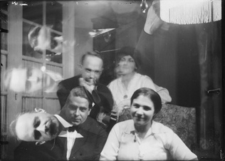 Paul Burty Haviland - Portrait de groupe (superpositions) : De Zayas, Picabia