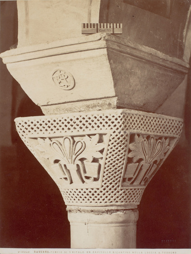 Anonyme - Italie, Ravenne : église San Vitale, tribune de l'orgue