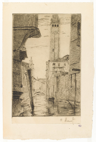 Henri Rouart - Canal à Venise