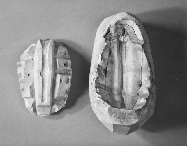 Moule en sabot pour un élément concave en forme de poisson ou de libellule