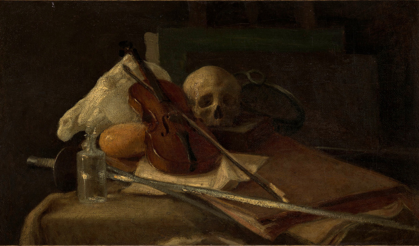 Nature morte au violon - Charles Cuisin | Musée d'Orsay