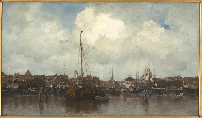 Jacob Maris - Vue de Rotterdam