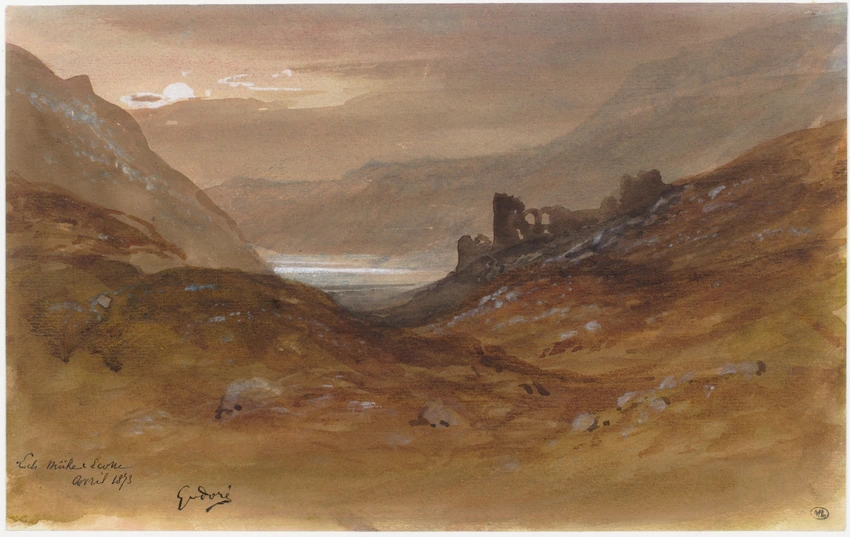 Gustave Doré - Loch Muick, Ecosse