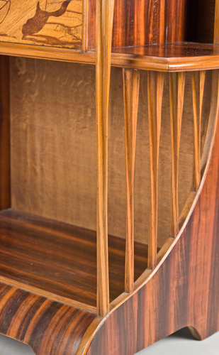 Louis Majorelle - Etagère, panneau à décor de fleurs