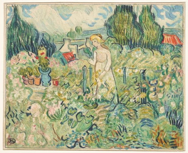 Blanche Derousse - Mademoiselle Gachet dans le jardin d'Auvers-sur-Oise