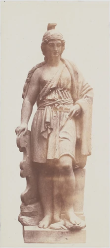 Edouard Baldus - "Amazone", sculpture d'Emile Seurre, décor du palais du Louvre,...
