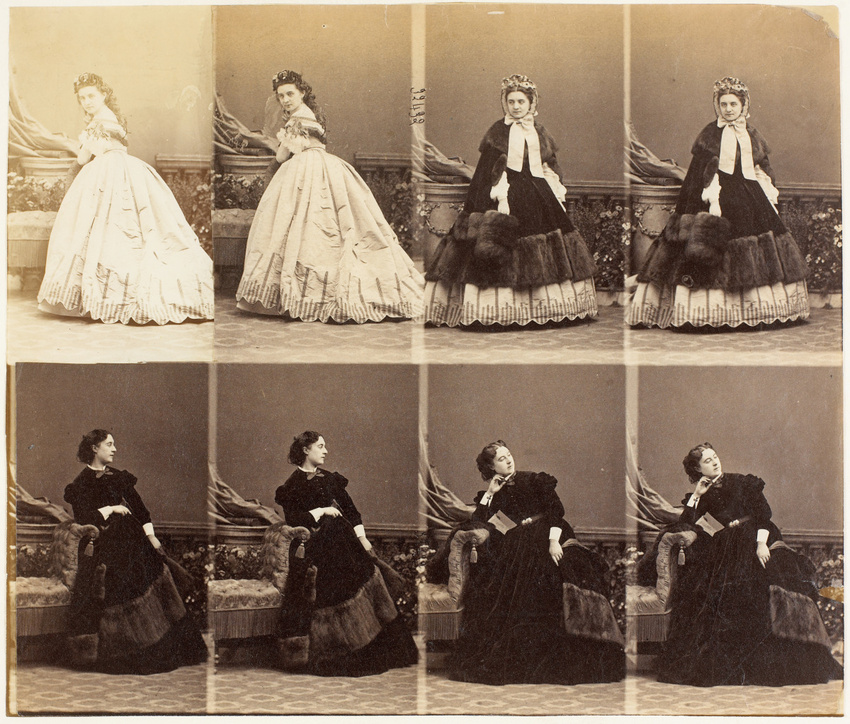 André Adolphe Eugène Disdéri - Louise Arène (Odéon), Mlle Nelly (Ambigu)