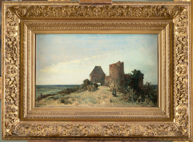 Johan Barthold Jongkind - Ruines du château de Rosemont