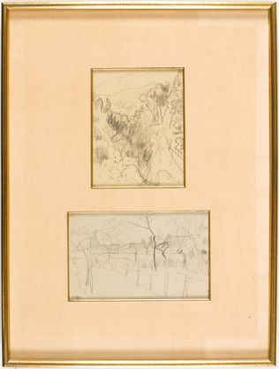 Pierre Bonnard - Paysage avec chaîne de montagnes