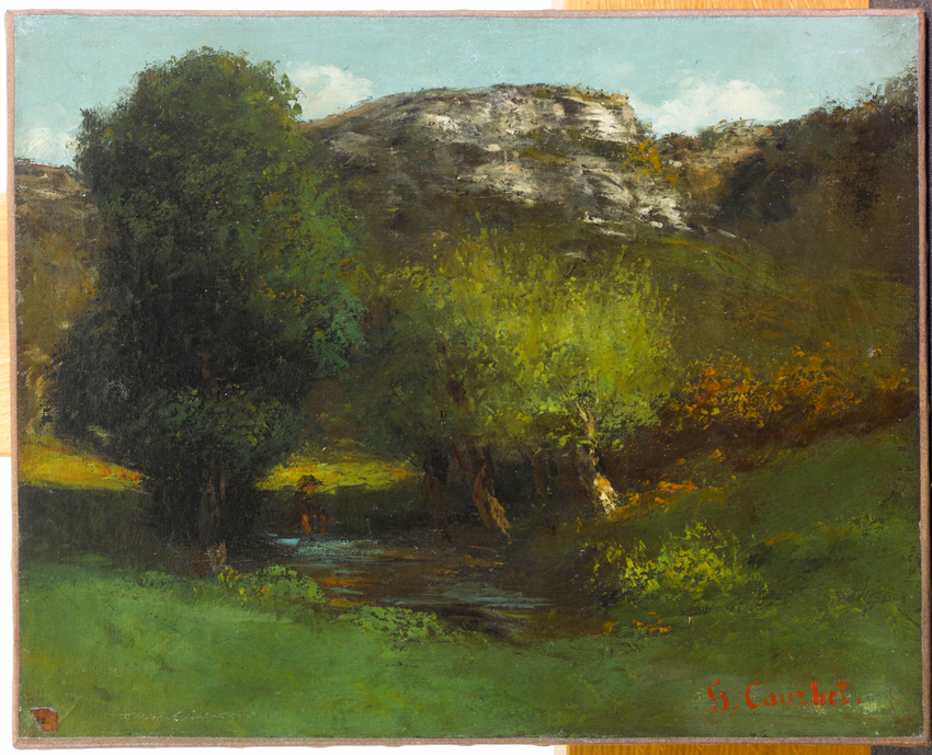 Gustave Courbet - Paysage de Jura