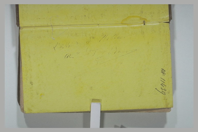 Alphonse de Neuville - Note manuscrite